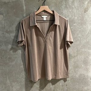 Terry Cloth Co-ord polo and short set